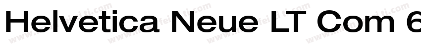 Helvetica Neue LT Com 67 Medium Con字体转换